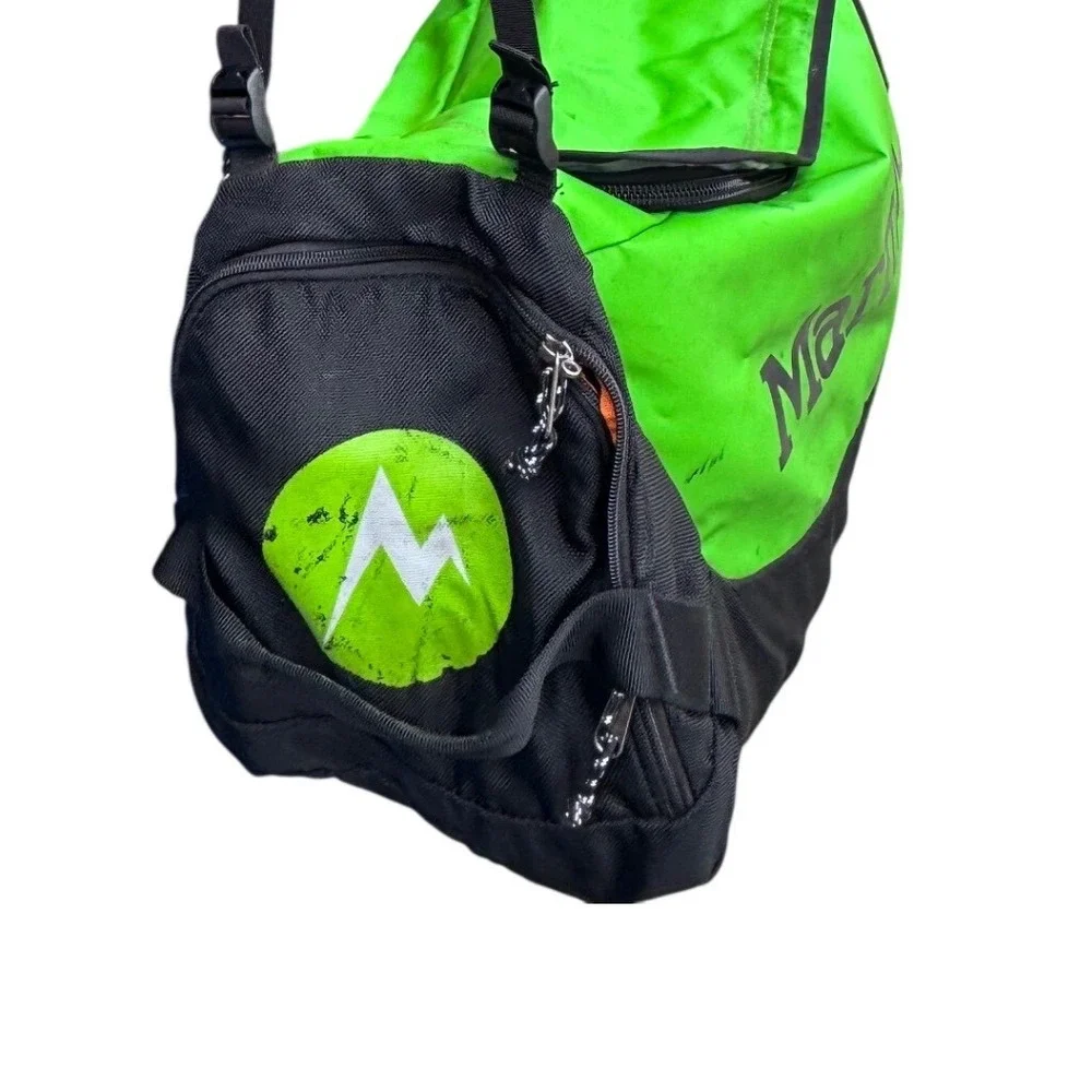 Marmot Long Hauler Duffel Bag Medium Lime Green Black Backpack Straps 50L Travel